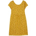 Yellow Kid Floral Jersey Dress