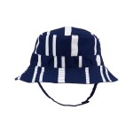 Navy/White Baby Striped Swim Bucket Hat