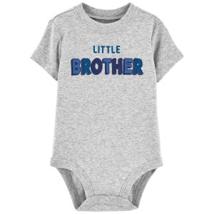 Heather Baby Little Brother Bodysuit