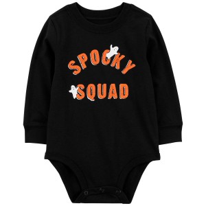 Black Baby Halloween Spooky Squad Bodysuit