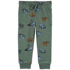 Olive Baby Construction Pull-On Joggers