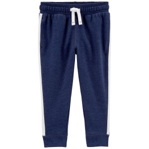 Navy Baby Pull-On Athletic Pants