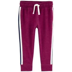 Burgundy Baby Pull-On Athletic Pants