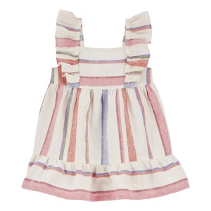 Multi Baby Striped LENZING ECOVERO Dress