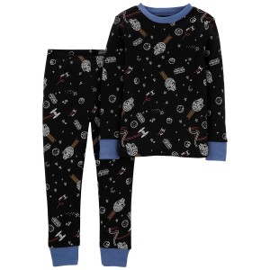 Black Toddler 2-Piece Star Wars Cotton Blend Pajamas