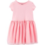 Pink Toddler Tutu Jersey Dress
