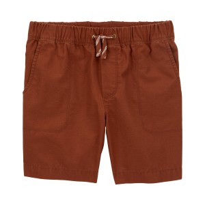 Brown Kid Pull-On All Terrain Shorts