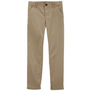 Khaki Kid Flat-Front Pants
