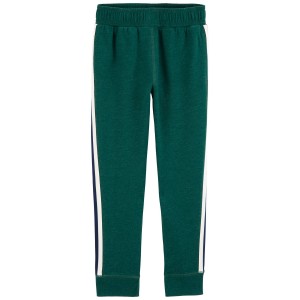 Green Kid Pull-On Fleece Pants