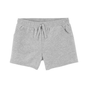 Heather Kid Pull-On French Terry Shorts