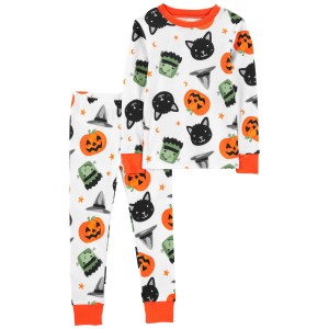 Ivory Baby 2-Piece Halloween 100% Snug Fit Cotton Pajamas