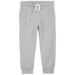 Grey Toddler Pull-On French Terry Joggers