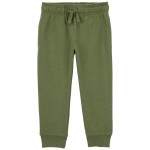 Green Toddler Pull-On French Terry Joggers