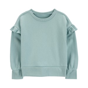 Green Toddler Fleece Crew Neck Sweatshirt