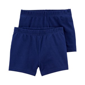 Navy Toddler 2-Pack Tumbling Shorts
