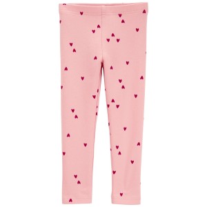 Pink Toddler Heart Leggings