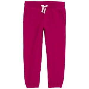 Berry Toddler Pull-On Fleece Joggers