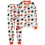 Ivory Adult 2-Piece Halloween 100% Snug Fit Cotton Pajamas