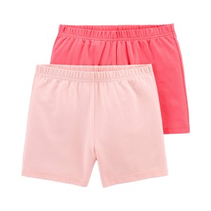 Pink Kid 2-Pack Tumbling Shorts