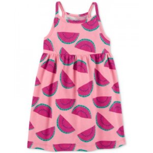 Toddler Girls Watermelon-Print Cotton Tank Dress