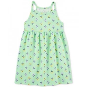 Toddler Girls Floral-Print Cotton Tank Dress