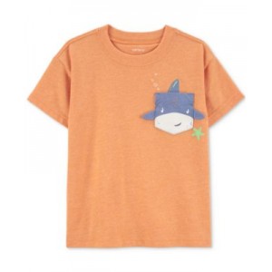Toddler Boys Shark-Pocket Graphic T-Shirt