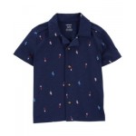 Toddler Boys Popsicle Button Front Shirt