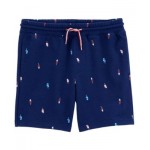 Big Boys Popsicle Pull On French Terry Shorts
