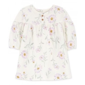 Baby Girls Floral-Print Gauze Dress