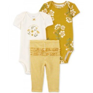 Baby Boys and Baby Girls 3-Pc. Little Character Bodysuit & Pant Set