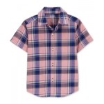 Toddler Boys Plaid Button-Down Shirt