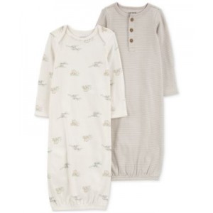Baby 2-Pc. Cotton Sleeper Gown Set