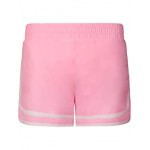 Solid Varsity Woven Shorts (Big Kids) Pink Candy