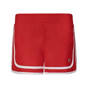 Solid Varsity Woven Shorts (Big Kids) Scarlet