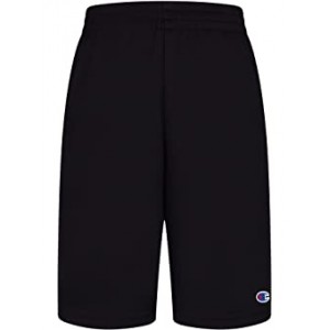 Abstract Camo Panel Mesh Shorts (Big Kids) Black