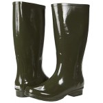 Polished Tall Rain Boots Olive