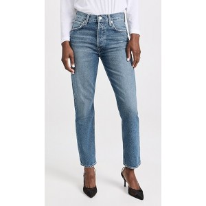 Charlotte High Rise Straight Jeans