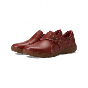 Caroline Pearl Red Leather