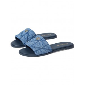 COACH Holly Quilted Denim Sandal