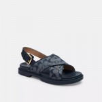 fraser sandal in signature chambray