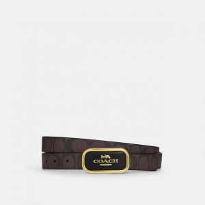 signature buckle cut to size reversible morgan belt, 25 mm