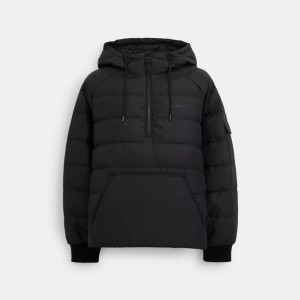 quilted hoodie