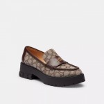 ruthie loafer in signature jacquard