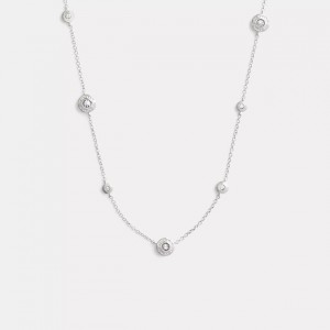 open circle station necklace