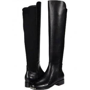 Grand Ambition Huntington Over-the-Knee Boot Black Princess Leather/Stretch Textile