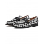 Lux Pinch Penny Loafers Metallic Houndstooth Textile