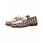 Lux Pinch Penny Loafers Rattan Printed Leather