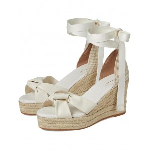 Cloudfeel Hampton Sandals Ivory Leather/Natural Canavs