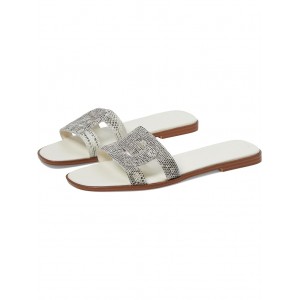 Chrisee Sandals Ring Lizard Print Leather/Ivory Leather
