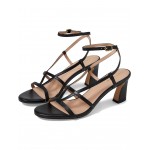 Amber Strappy Sandals Black Leather